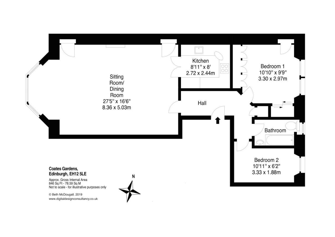 The Coates Gardens Residence Εδιμβούργο Εξωτερικό φωτογραφία